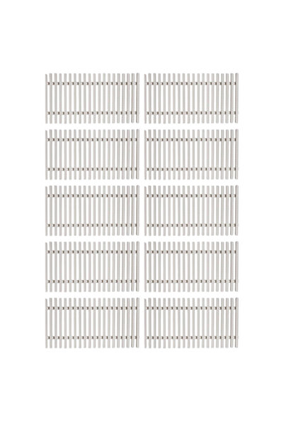 Pimtaş Havuz Savak Kanal Izgarası Plastik 19,5 cm Çift Geçme (10 metre)-Topta...