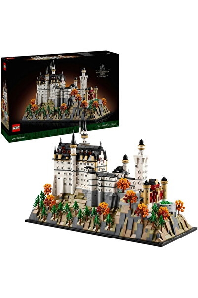 LEGO 21063 Arhitectură Castelul Neuschwanstein, jucărie de construcție