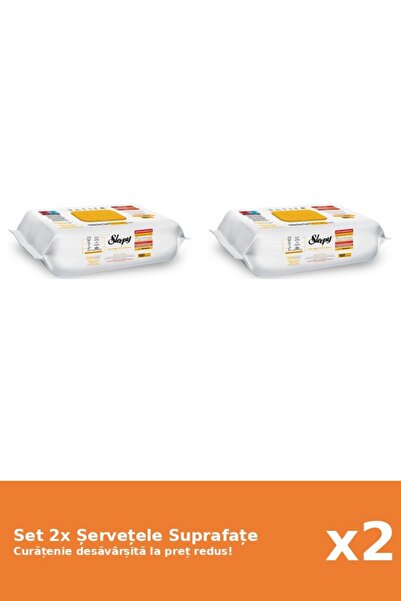 Sleepy Set of 2 Easy Clean Wet Wipes, Herbal Soap Additive, multi-surface, 10...