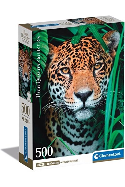 CLEMENTONI Puzzle 500 piese - Jaguar in The Jungle (Clementoni-35541)