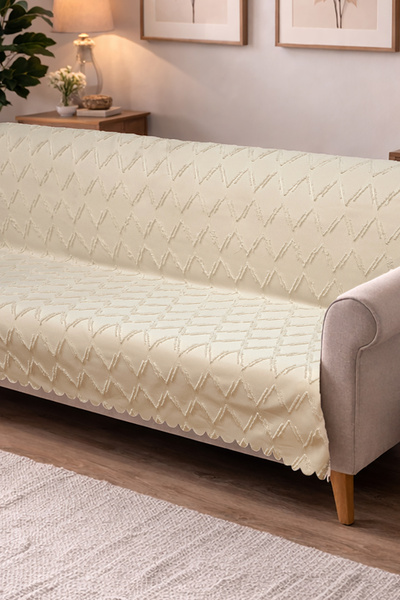 Decomia Home Felisa Релефен мек калъф за диван Многофункционален калъф за див...