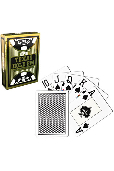Cartamundi Professional poker playing cards 100% plastic large index Black