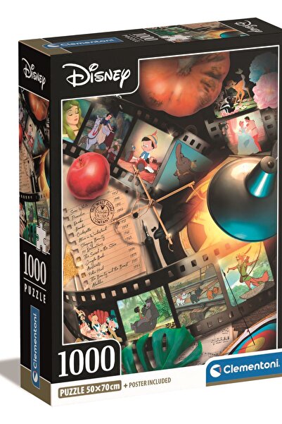 CLEMENTONI Puzzle 1000 piese - Disney Classic Movies (Clementoni-39810)