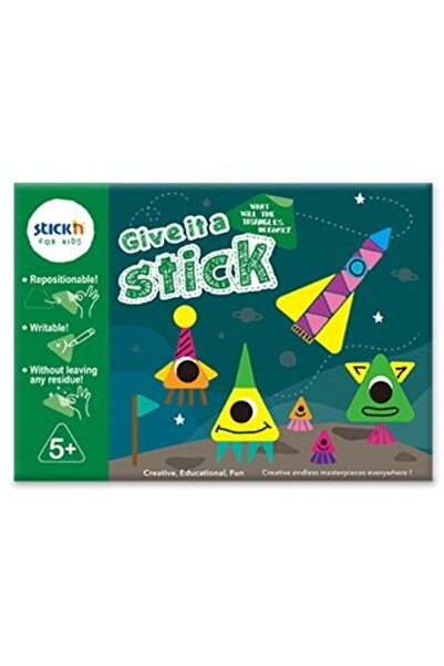 Stick'Nsnap Carte creativa Stick"n Give it a Stick - triunghiuri (+5 ani)