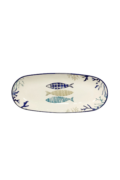 papart Ocean Delights Elegant Design High Quality Oval Serving Platter 36cm