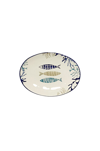 papart طبق تقديم بيضاوي بتصميم أنيق من أوشن ديلايتس، 30 × 21 سم