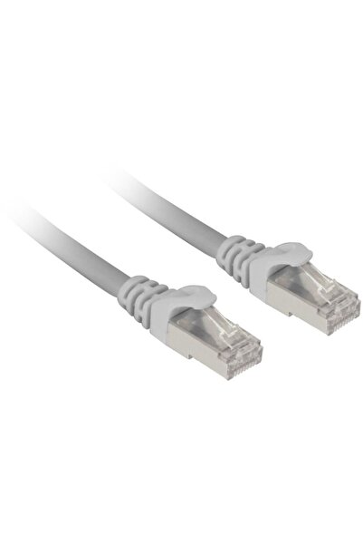 SHARKOON cablu de rețea patch SFTP, RJ-45, cu cablu brut Cat.7a (gri, 10 metri)