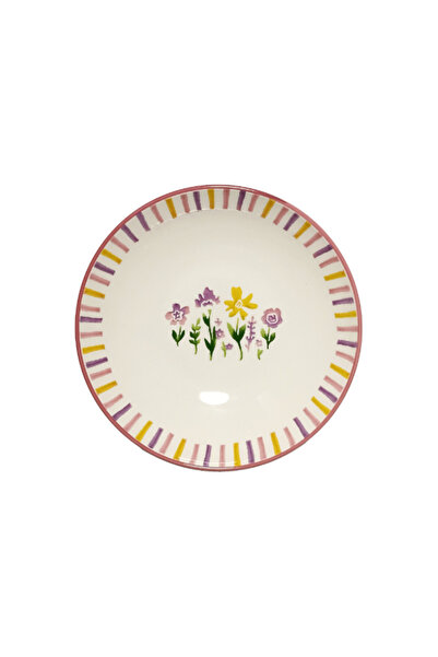 papart Coupe Floral Print Round Soup Plate 23cm