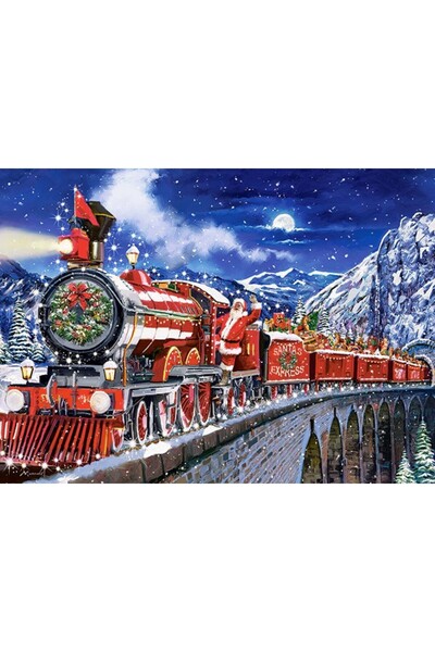 Castorland Παζλ 200 κομμάτια - Ο Άγιος Βασίλης έρχεται στην πόλη (Κάστορλαντ-...