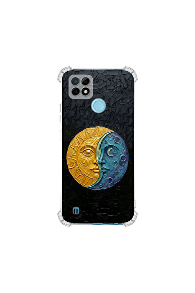 PrintiFy حافظة حماية للزوايا متوافقة مع هاتف Realme C21 بتصميم Metamorphosis ...