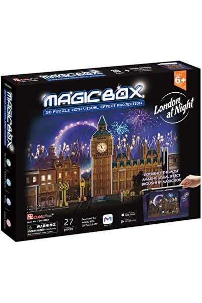 Cubic Fun 3D puzzle - Magic Box - London, 27 pieces (Cubic-Fun-OM3606h)