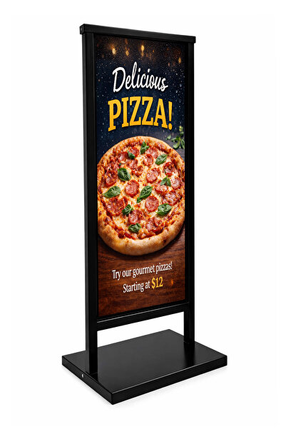 ÖzgürceSeç Ağır Metal Taban Dış Mekan Su Geçirmez Dükkan Önü Kaldırım Reklam ...