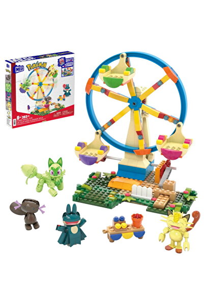 mattel MEGA MEGA Distracție cu Pokémon pe Roata Mare, Jucărie de Construcție