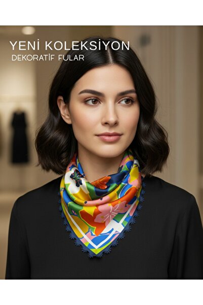 tarzınısec Alege-ți stilul Model floral Eșarfă decorativă cu design floral pe...