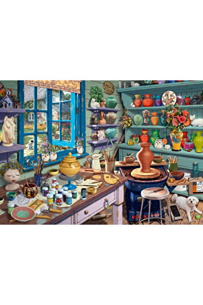 Schmidt Spiele Steve Read: Puzzle-uri secrete - Studioul artistului (1000 de ...