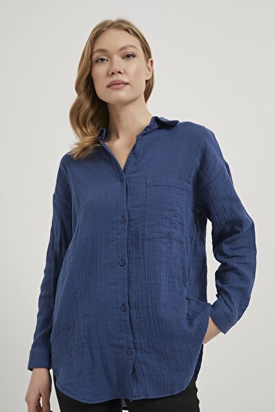 Arma Life Armalife 7593 Pocketed Muslin Women's Shirt