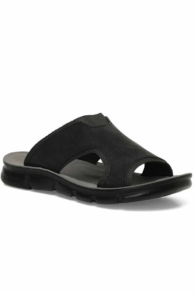 Kinetix Ανδρικές μαύρες αθλητικές παντόφλες casual - Διχτυωτή λεπτομέρεια και...