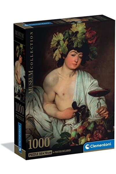 CLEMENTONI Puzzle 1000 piese - Caravaggio Bacchus (Clementoni-39977)