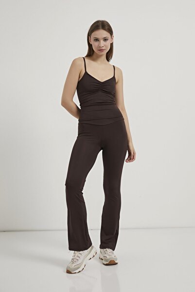 Arma Life Armalife 1636 Ruched Stretchy Women's Spanish Leggings with Straps ...