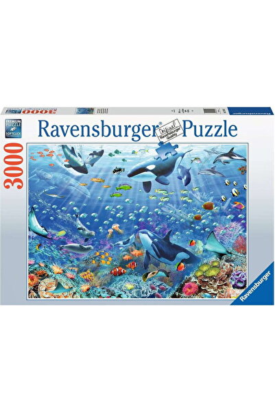 RAVENSBURGER Puzzle Distracție subacvatică colorată (3000 de piese)
