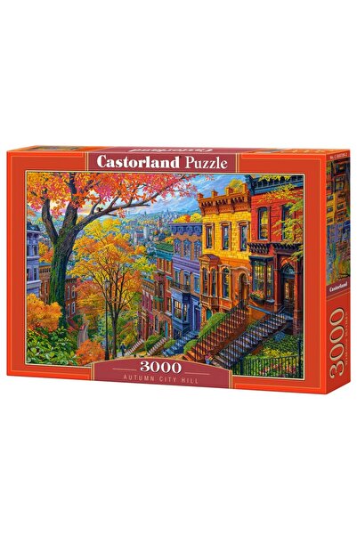 Castorland Puzzle 3000 pieces - Autumn City Hill (Castorland-300709)