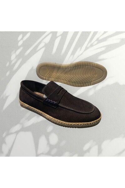 abar classic Men's Genuine Seasonal Loaf Loafers Kkabi Orthopedic Silicone Sole