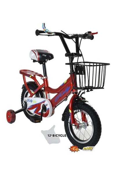 Rally دراجة معدنية بفرامل قرصية مقاس 12