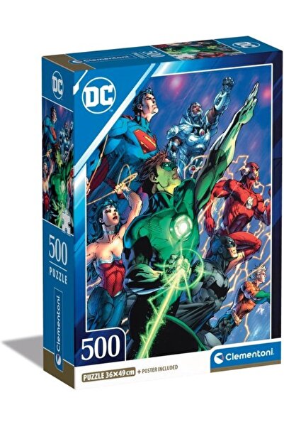 CLEMENTONI Puzzle 500 piese - DC Comics, Justice League (Clementoni-35532)