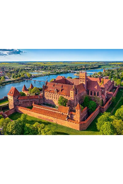 Castorland Puzzle 500 pieces - View of Malbork Castle, Poland (Castorland-54039)