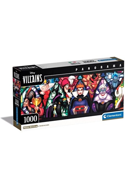 CLEMENTONI Puzzle 1000 piese - Disney Villains (Clementoni-39872)