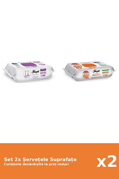 Sleepy Set 2 Șervețele Suprafațe Sleepy: Clasic