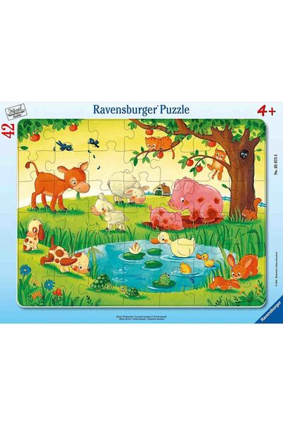 RAVENSBURGER Puzzle 42 Piese Tip Ramă - Animale in Natura (Ravensburger-05075)