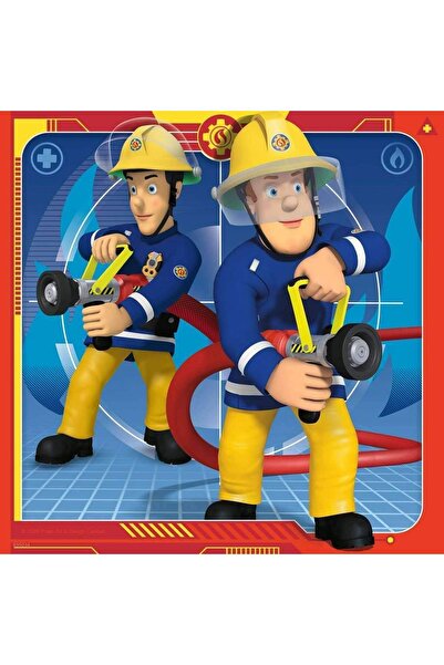 RAVENSBURGER Puzzle 3x49 Piese - Pompierul Sam (Ravensburger-05077)