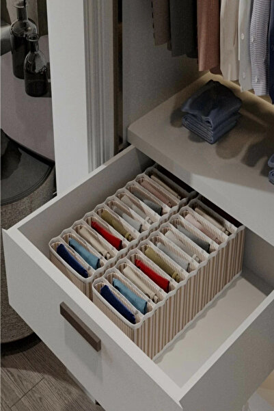 Epilons 11 Compartment Closet and Drawer Organizer Accordion Organizer M-0050...