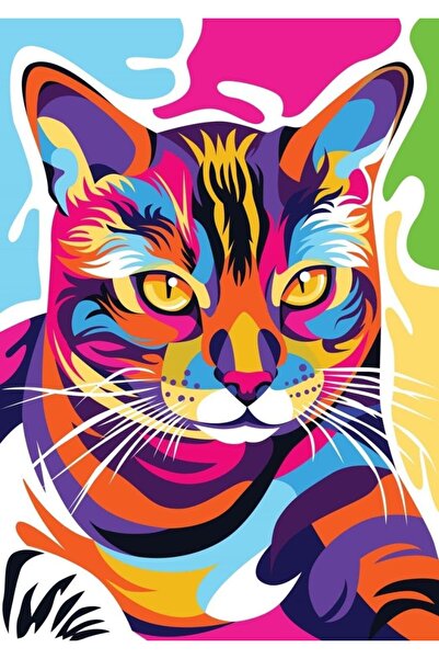 Nova Puzzle Puzzle 1000 piese Nova - Colorful Cat (Nova-Puzzle-41128)