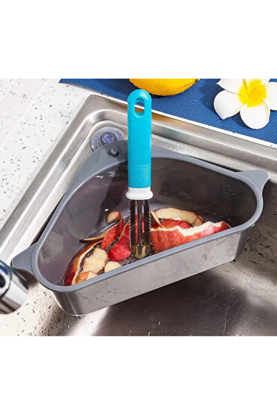 zola Multifunctional corner kitchen organizer for sink, plastic, 9x14x21 cm, ...