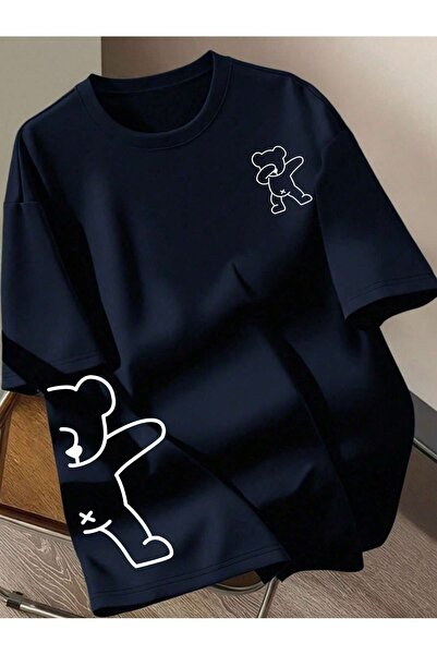 PENTHİLUS Women's Casual Crew Neck Bear Printed Short Sleeve T-Shirt – Summer...