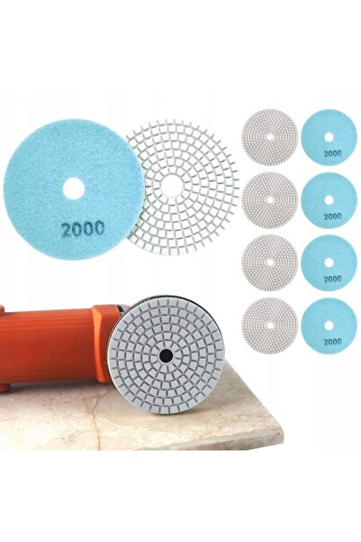 zola Set of 10 diamond discs 80 mm grit 2000 blue velcro
