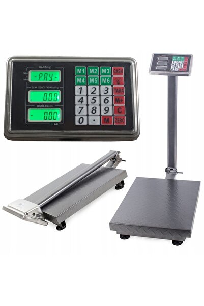 zola Платформена везна с LCD дисплей, индустриална, максимално натоварване 10...