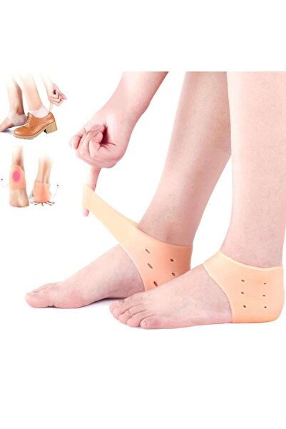 MeriMag Set de 4 protecții de călcâi din silicon pentru durere/bătături