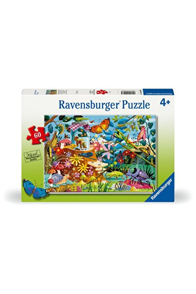 RAVENSBURGER Puzzle 60 Piese - Lumea Insectelor (Ravensburger-04096)