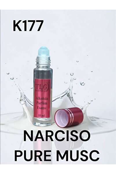 TLG TLGK177e010 Narciso Pure Musc Roll-On Şişe Alkolsüz Kadın Parfüm Esansı, ...