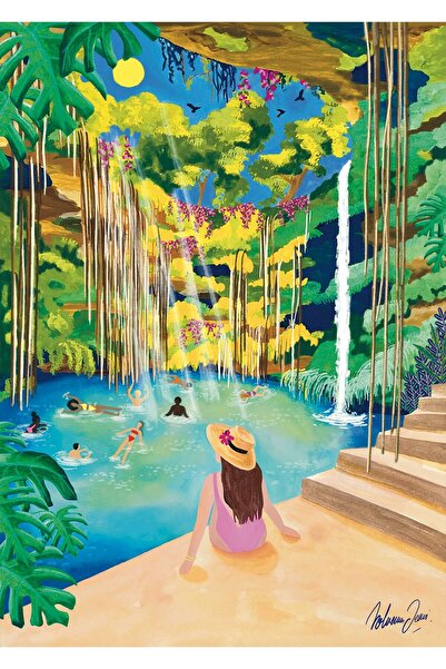 Pieces & Peace Puzzle 1000 pieces - Nolwenn Studio: Cenote Ik'Il (Pieces-and-...