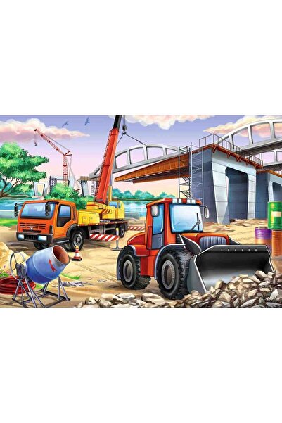 RAVENSBURGER Puzzle 2x24 Piese - Utilaje Constructii Si Masini (Ravensburger-...