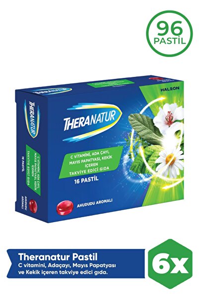 theranatur Ahududu Aromalı 16 Pastil 6 Adet