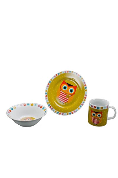 OEM Set din ceramica Forest Friends - Bufnita