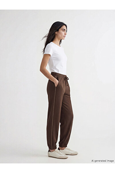 LC Waikiki RMZ GİYİM FARKİLYA Pantaloni de trening jogger pentru femei cu șnu...