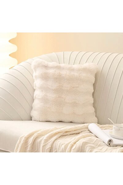 GHZAL Home Collection Husă de pernă groasă de pluș cu iepure (1 bucată) Dimen...