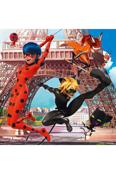 RAVENSBURGER Puzzle 3x49 Piese - Miraculous (Ravensburger-05189)