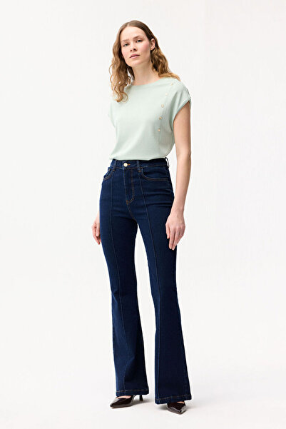 Love My Body İspanyol Paça Jean Pantolon